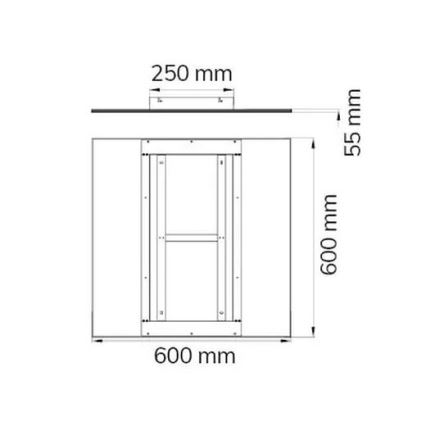 Wofi 9693.01.70.6600 - Plafonnier à intensité variable LED LIV LED/36W/230V 2800-5500K + télécommande