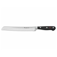 Wüsthof - Couteau à pain de cuisine CLASSIC 20 cm noir