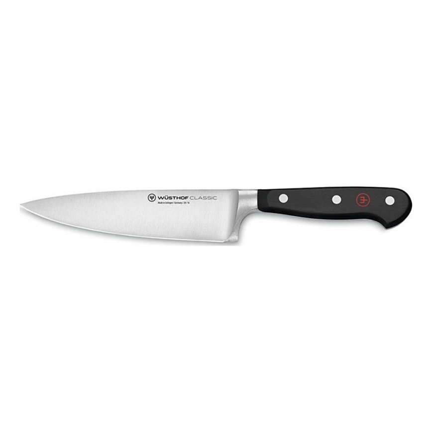 Wüsthof - Couteau de chef CLASSIC 16 cm noir