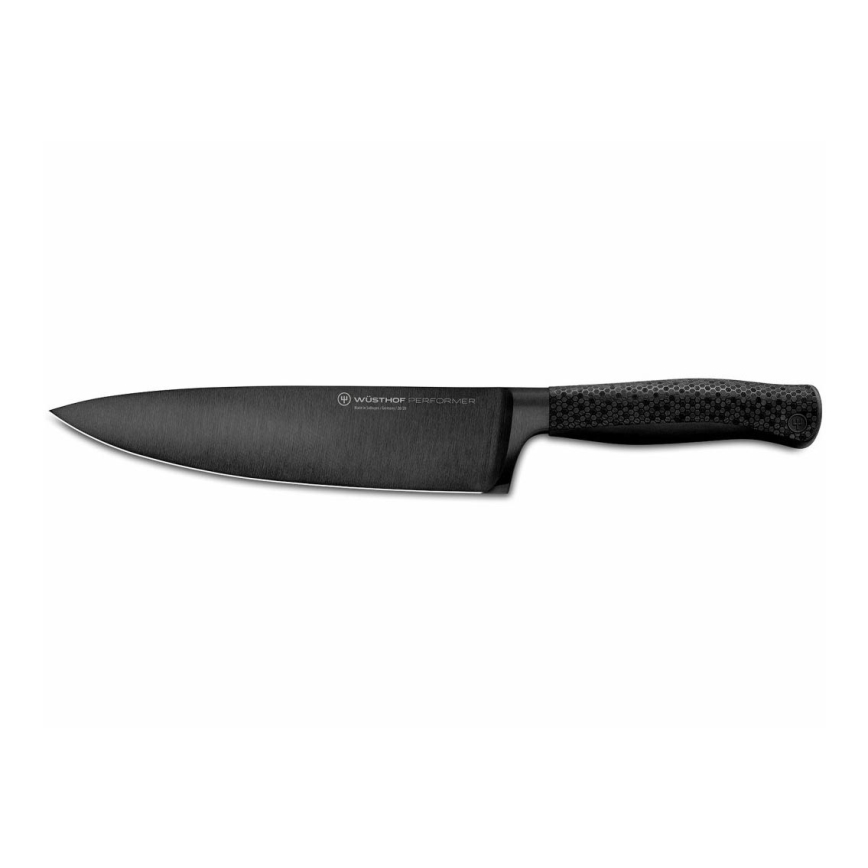 Wüsthof - Couteau de chef PERFORMER 20 cm noir