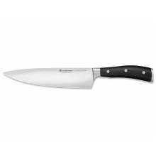 Wüsthof - Couteau de cuisine CLASSIC IKON 20 cm noir