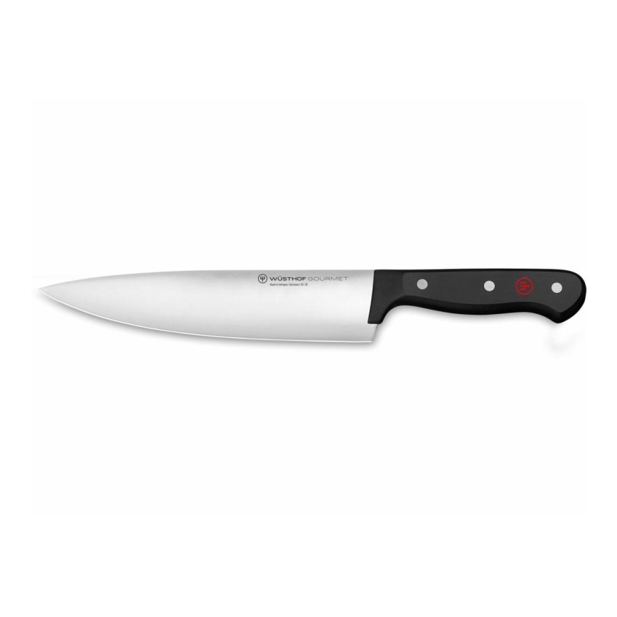 Wüsthof - Couteau de cuisine GOURMET 20 cm noir