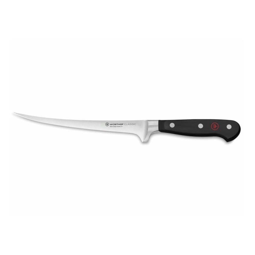 Wüsthof - Couteau de cuisine pour désosser CLASSIC 18 cm noir