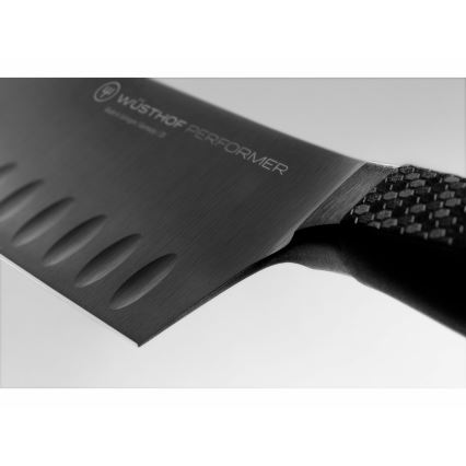 Wüsthof - Couteau de cuisine santoku PERFORMER 17 cm noir