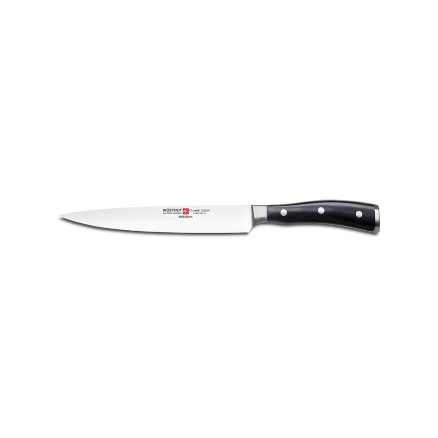 Wüsthof - Ensemble de 3 couteaux de cuisine CLASSIC IKON, noirs