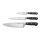 Wüsthof - Jeu de couteaux de cuisine CLASSIC 3 pcs noir