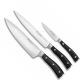 Wüsthof - Jeu de couteaux de cuisine CLASSIC IKON 3 pcs noir