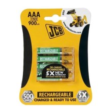 x4 Pile rechargeable AAA NiMH/900mAh/1,2V