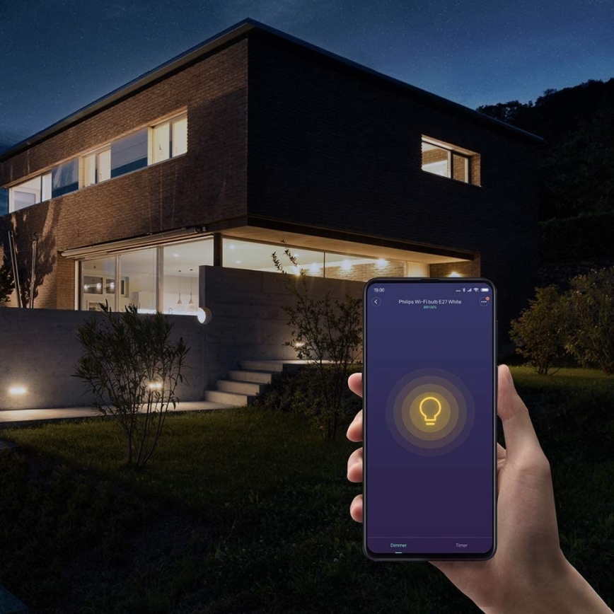 Xiaomi - Ampoule à intensité variable LED Philips E27/9W/230V 2700K Wi-Fi