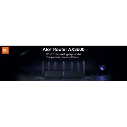 Xiaomi Mi Routeur Wi-Fi AIoT AX3600 noir
