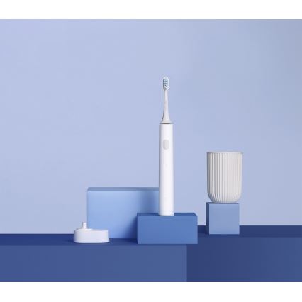 Xiaomi - Smart brosse à dents électrique T500 Bluetooth IPX7 blanche