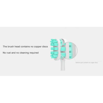 Xiaomi - Smart brosse à dents électrique T500 Bluetooth IPX7 blanche