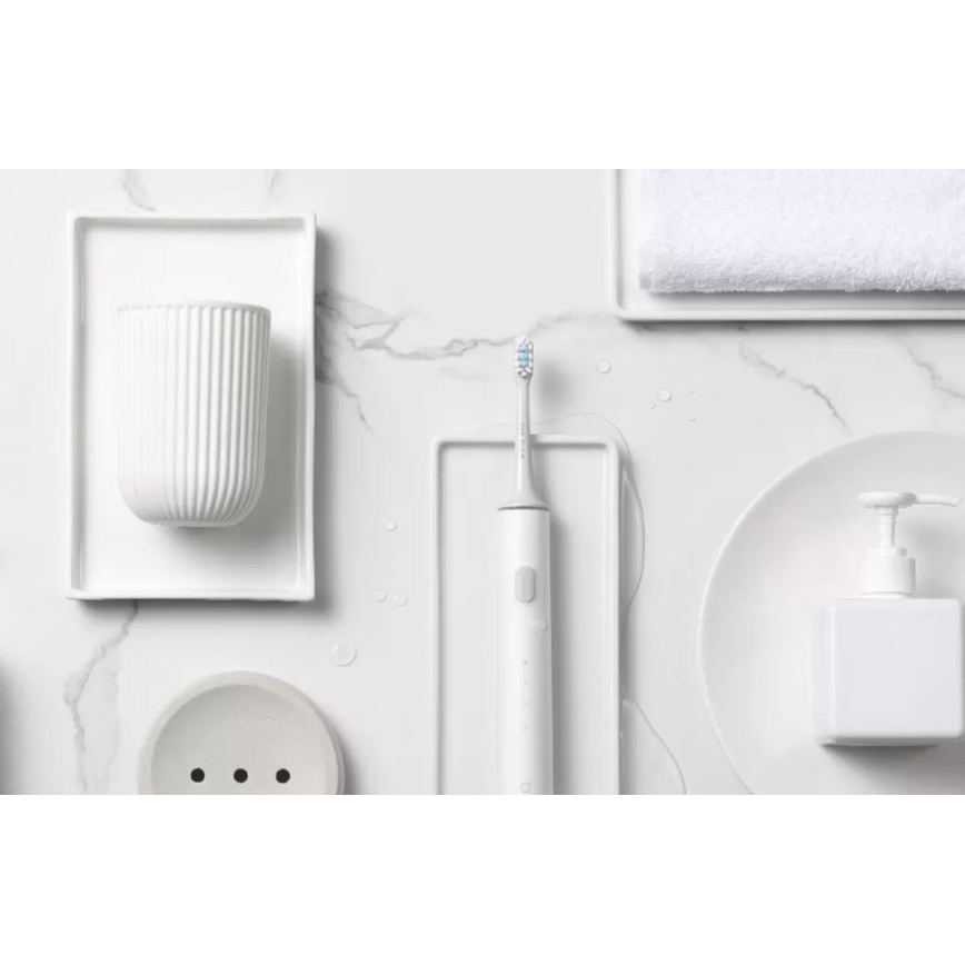 Xiaomi - Smart brosse à dents électrique T500 Bluetooth IPX7 blanche