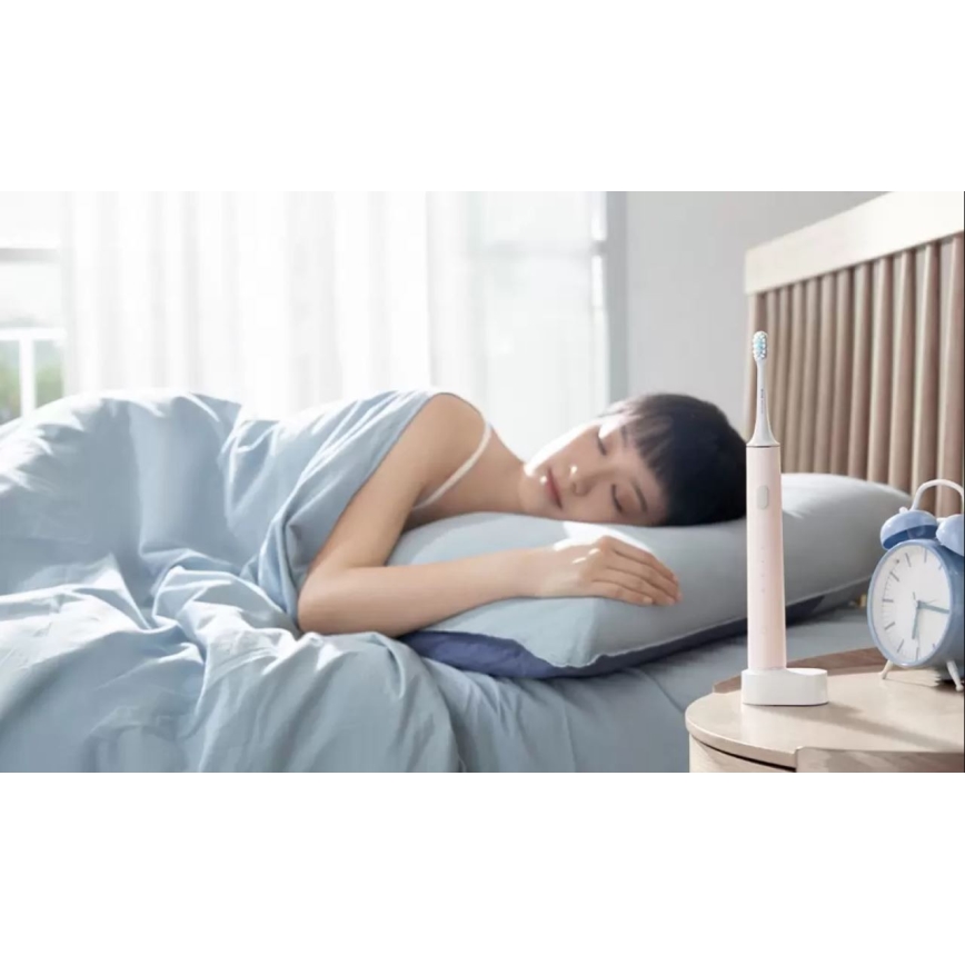 Xiaomi - Smart brosse à dents électrique T500 Bluetooth IPX7 blanche