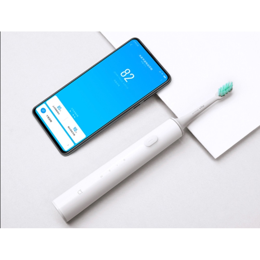Xiaomi - Smart brosse à dents électrique T500 Bluetooth IPX7 blanche