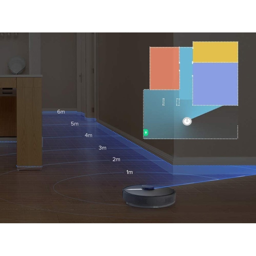 Xiaomi Smart Roborock S6 Pure 58W Wi-Fi noir