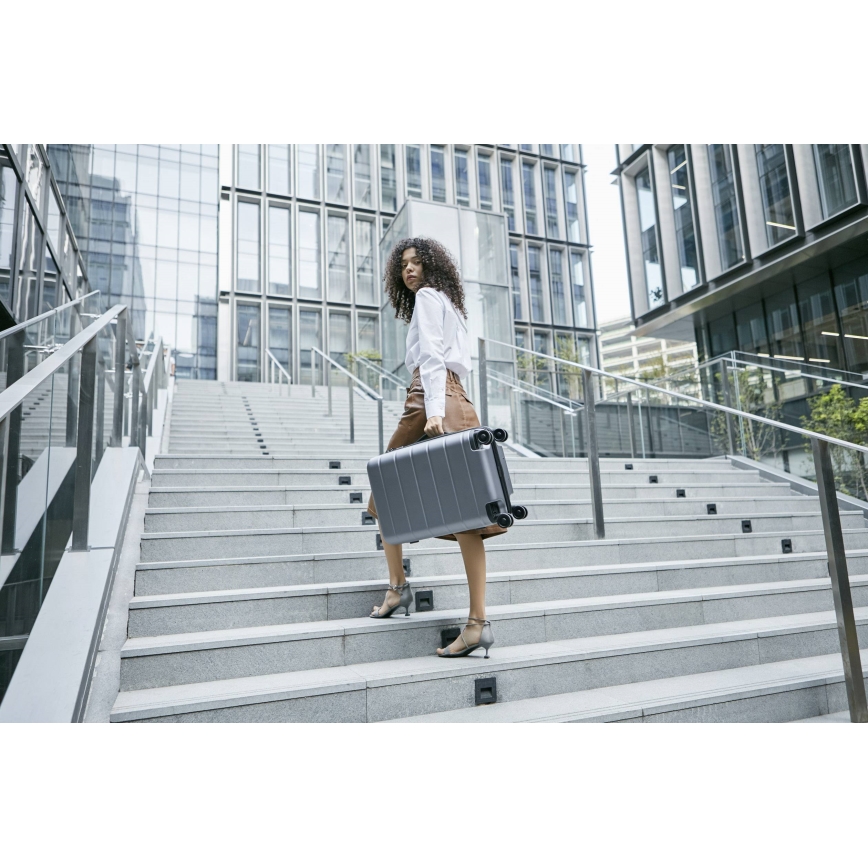 Xiaomi - Valise de voyage à roulettes 38 l grise