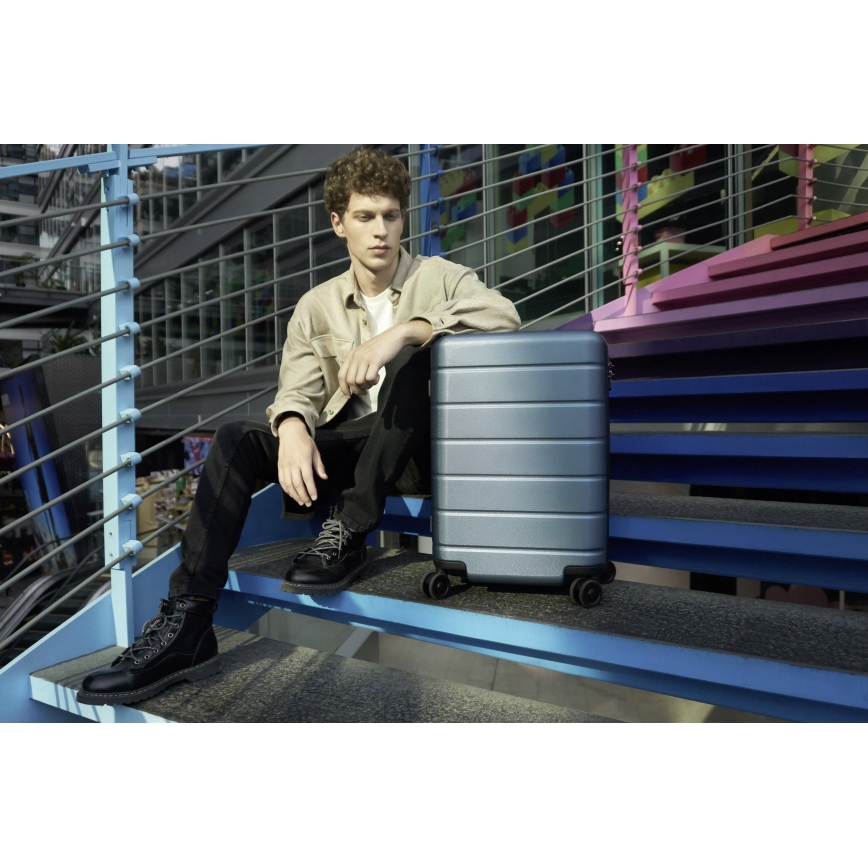 Xiaomi - Valise de voyage à roulettes 38 l grise