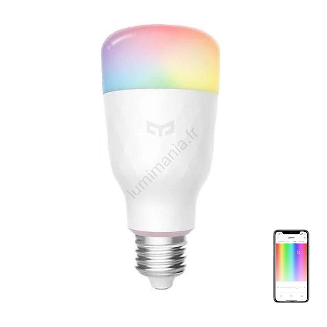 Xiaomi Yeelight Ampoule LED RGB à intensité variable E27/8W/230V 1700