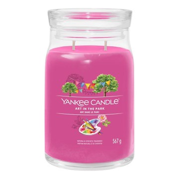 Yankee Candle - Bougie parfumée ART IN THE PARK, grande, 567 g, 60-90 h