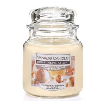 Yankee Candle - Bougie parfumée GLISTENING CHRISTMAS small 104g 20-30 heures