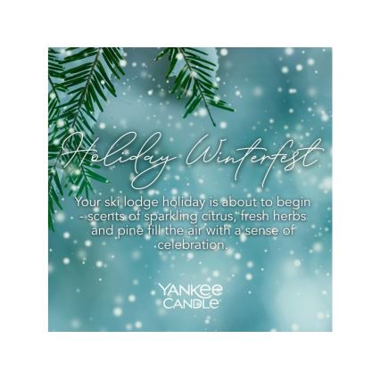 Yankee Candle - Bougie parfumée HOLIDAY WINTERFEST grande 567 g 60-90 heures