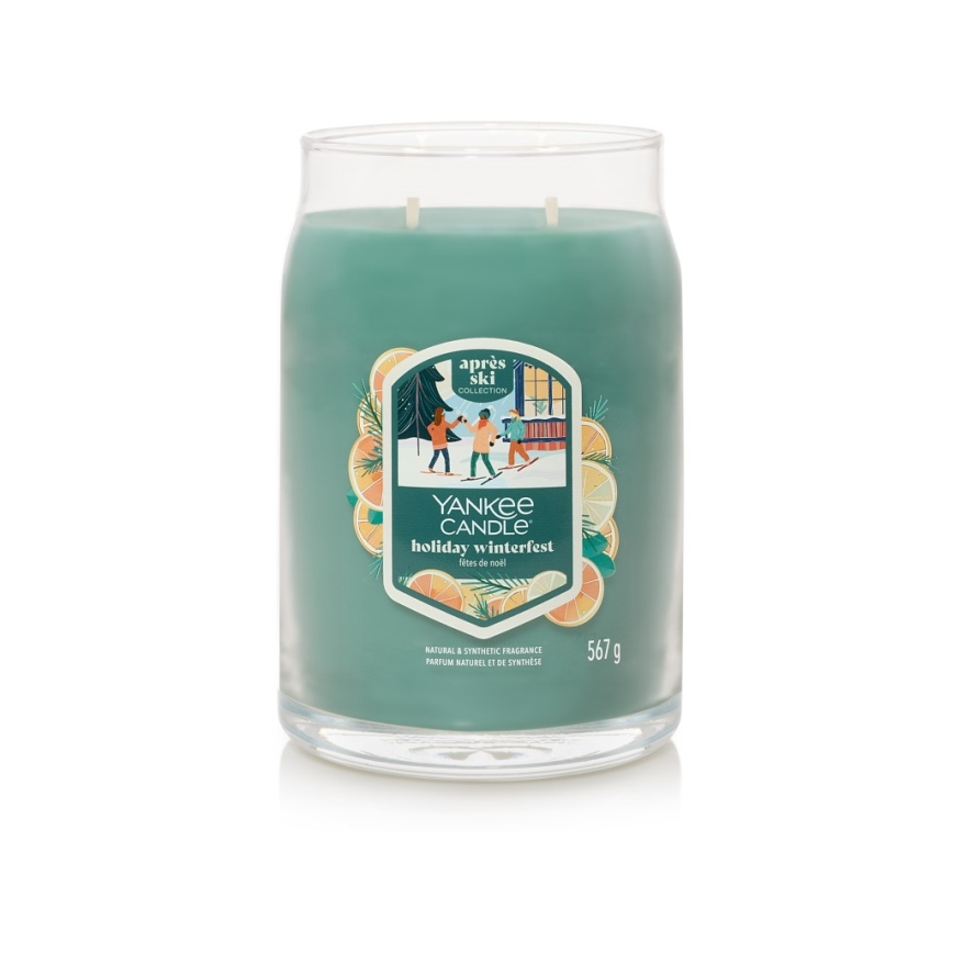 Yankee Candle - Bougie parfumée HOLIDAY WINTERFEST grande 567 g 60-90 heures