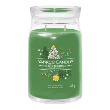 Yankee Candle - Bougie parfumée SHIMMERING CHRISTMAS TREE grande 567 g 60-90 h