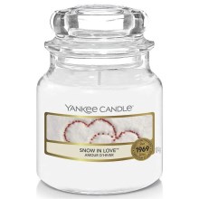 Yankee Candle - Bougie parfumée SNOW IN LOVE petit 104g 20-30 heures