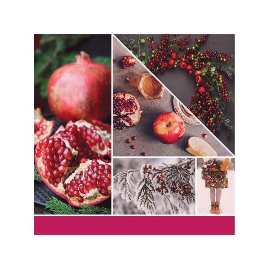 Yankee Candle - Bougie parfumée SPARKLING WINTERBERRY grande 567 g 60-90 heures.