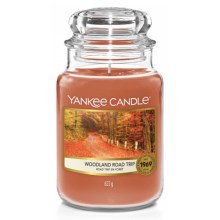 Yankee Candle - Bougie parfumée WOODLAND ROAD TRIP grand 623g 110-150 heures