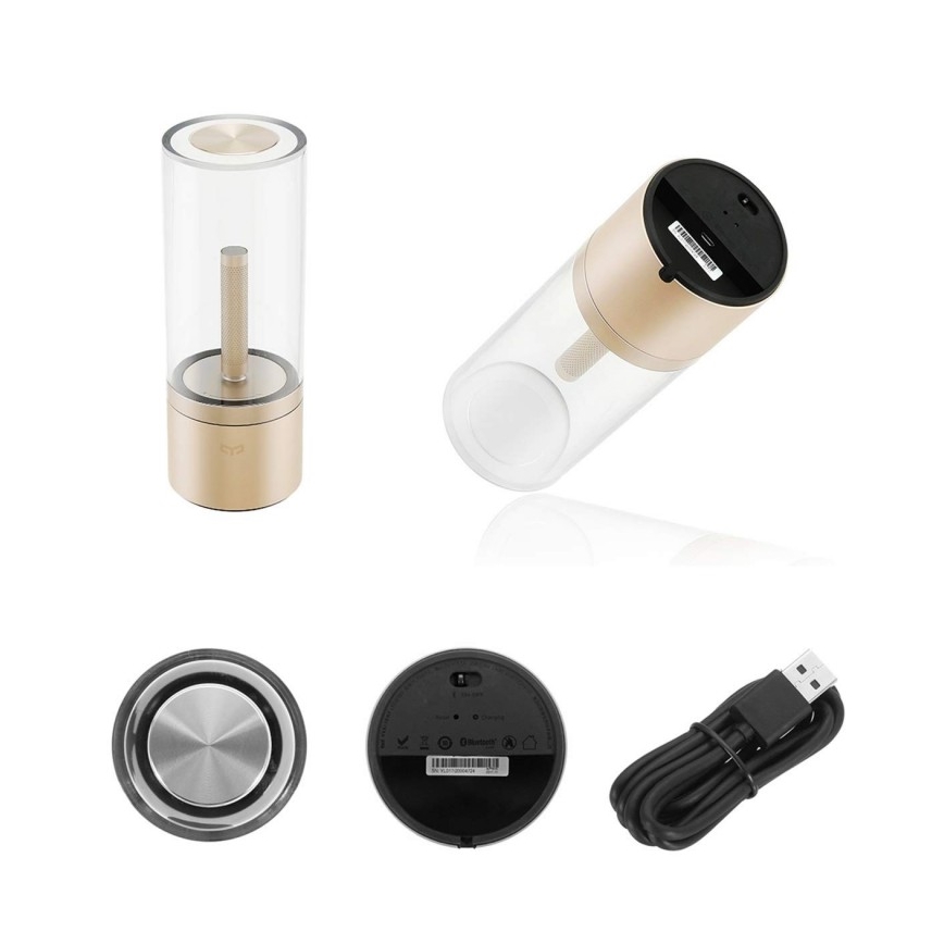 Yeelight - Lampe de table à intensité variable CANDELA LED/6,5W/5V 2100 mAh Bluetooth