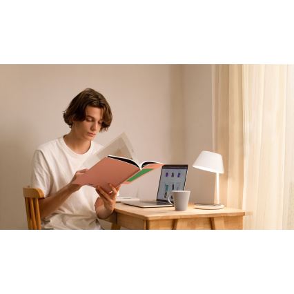 Yeelight - Lampe de table à intensité variable avec chargeur sans fil Staria bedside lamp pro LED STARIA LED/20W/230V Wi-Fi