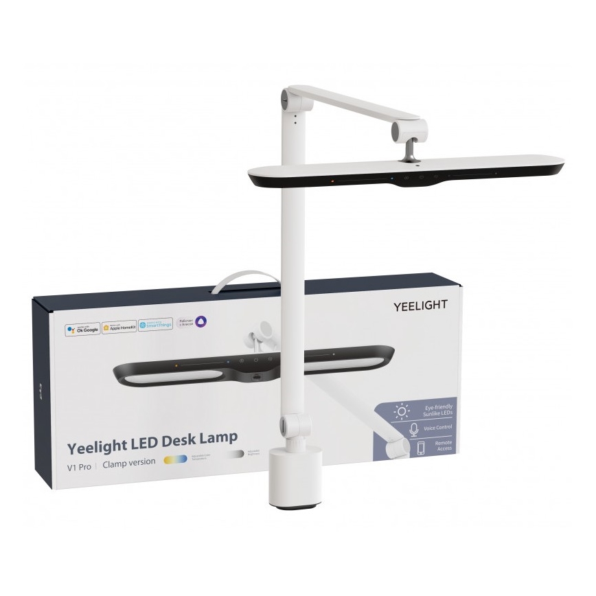 Yeelight - Lampe LED à intensité variable avec pince et détecteur LED/12W/230V Wi-Fi Ra90