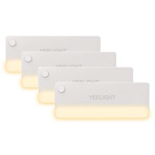 Yeelight - LOT 4x LED Éclairage de meubles avec un détecteur LED/0,15W/5V 2700K
