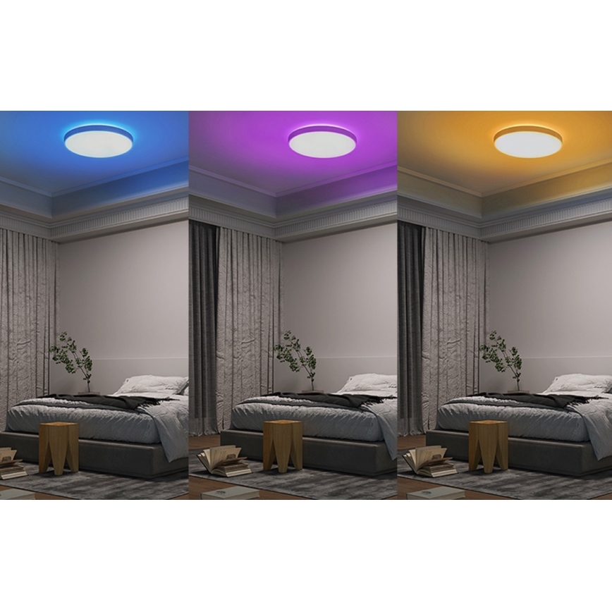 Yeelight Plafonnier LED RGB à intensité variable ARWEN 550S LED/50W/230V CRI 90 + télécommande