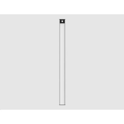 Yeelight - Réglette de meuble à intensité variable rechargeable avec détecteur LED/2,4W/2200 mAh 2700K 60 cm argent