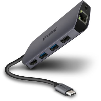 Yenkee - Adaptateur multiport 8en1 USB type C