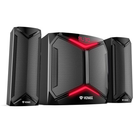 Yenkee - Enceintes PC 2.1 50W/230V noir + télécommande