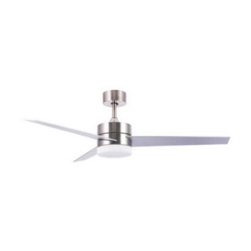 Zambelis 19134 - Ventilateur de plafond LED/15W/230V 3000/4000/6000K chrome mat + télécommande