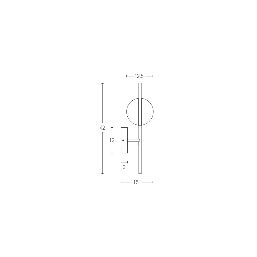 Zambelis 2003 - Applique murale LED/8W/230V