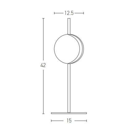 Zambelis 2004 - Lampe de table LED/8W/230V