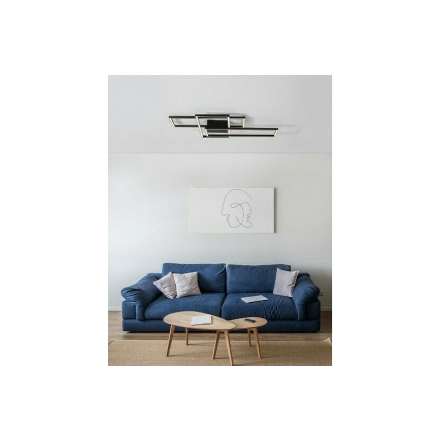 Zambelis 2020 - Plafonnier LED à intensité variable LED/55W/230V noir