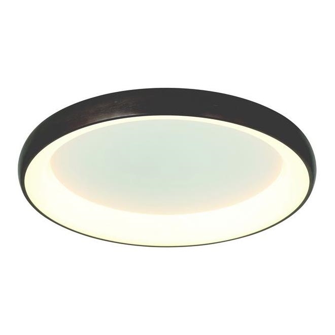 Zambelis 2059 - Plafonnier à intensité variable LED/60W/230V diam. 80 cm marron