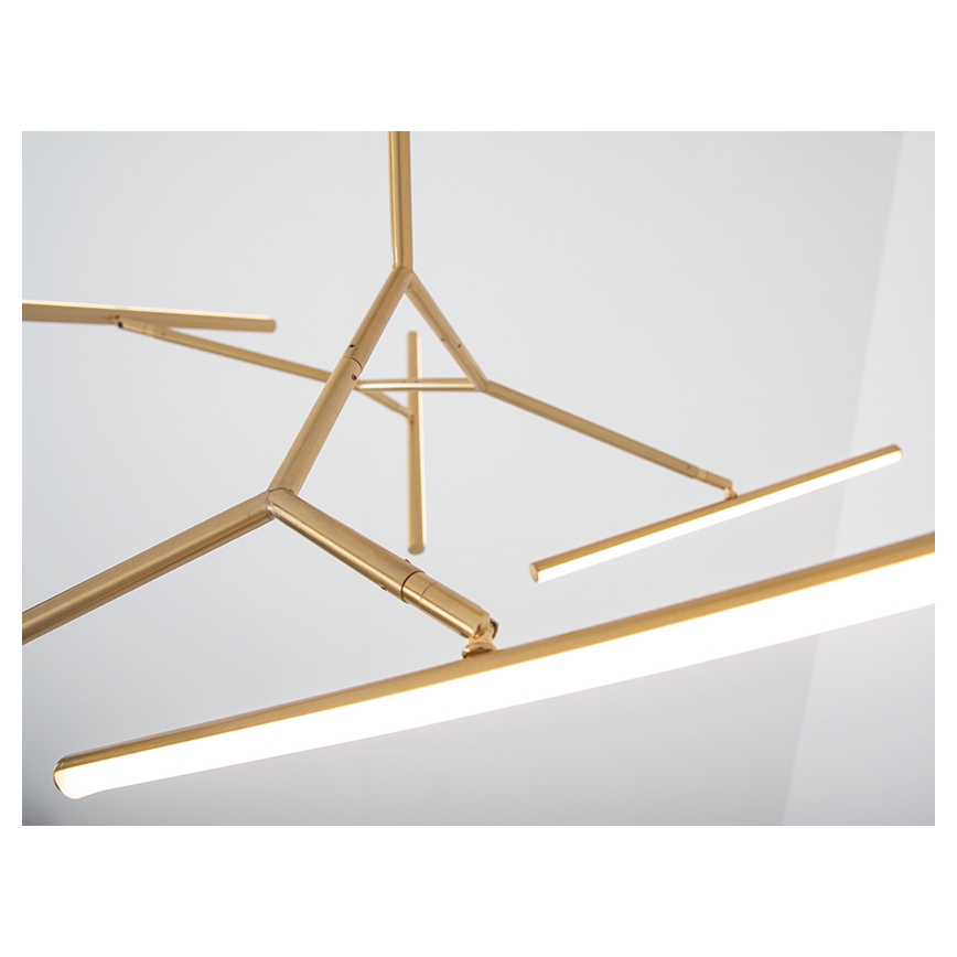 Zambelis 2071 - Suspension barre à intensité variable LED/49W/230V doré
