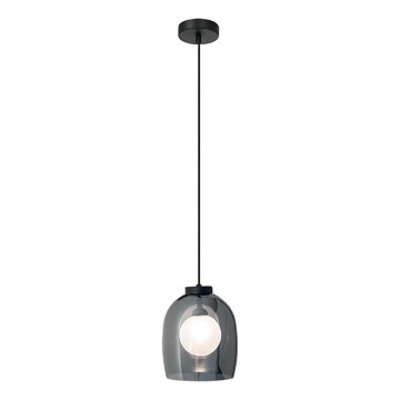 Zambelis 22051 - Suspension sur câble 1xG9/5W/230V Ø 18 cm noire