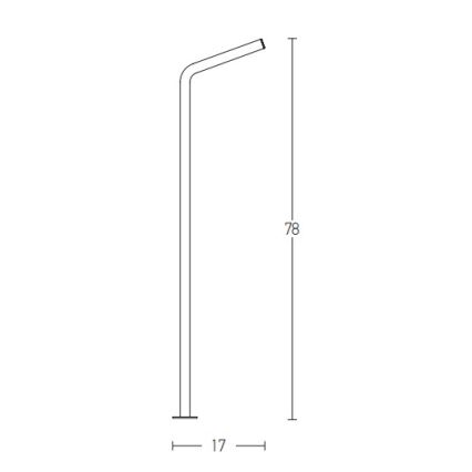 Zambelis E206 - Lampe LED extérieure LED/10W/230V IP54 anthracite