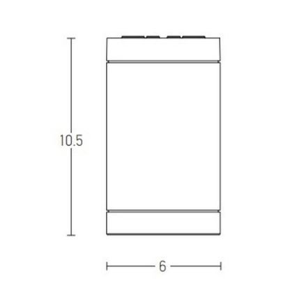 Zambelis E219 - Spot d'extérieur 1xGU10/7W/230V IP54 noir