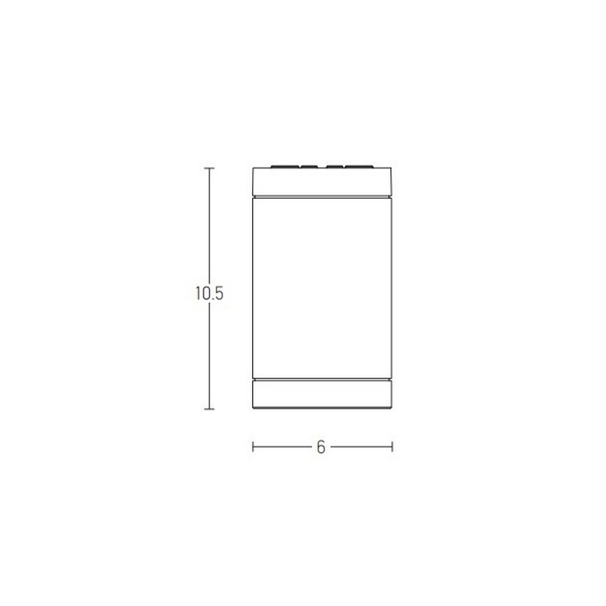 Zambelis E219 - Spot d'extérieur 1xGU10/7W/230V IP54 noir