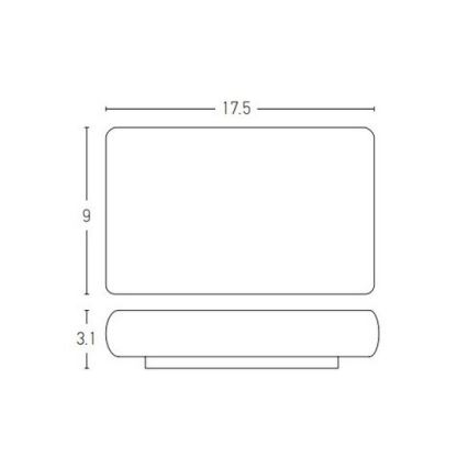 Zambelis E239 - Applique murale LED extérieure 2xLED/6W/230V IP65 anthracite